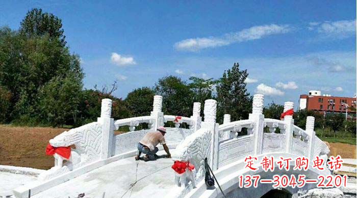 安阳标题:领雕塑——最具艺术魅力的汉白玉石雕拱桥
