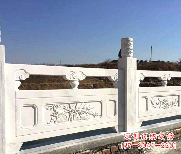 安阳泰安中领雕塑汉白玉石浮雕栏板