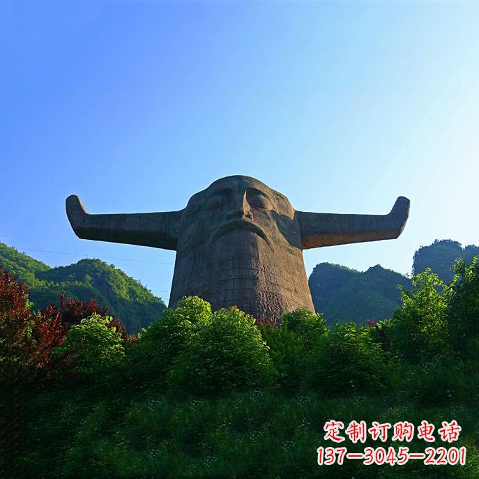 安阳中领雕塑:神农头像雕塑