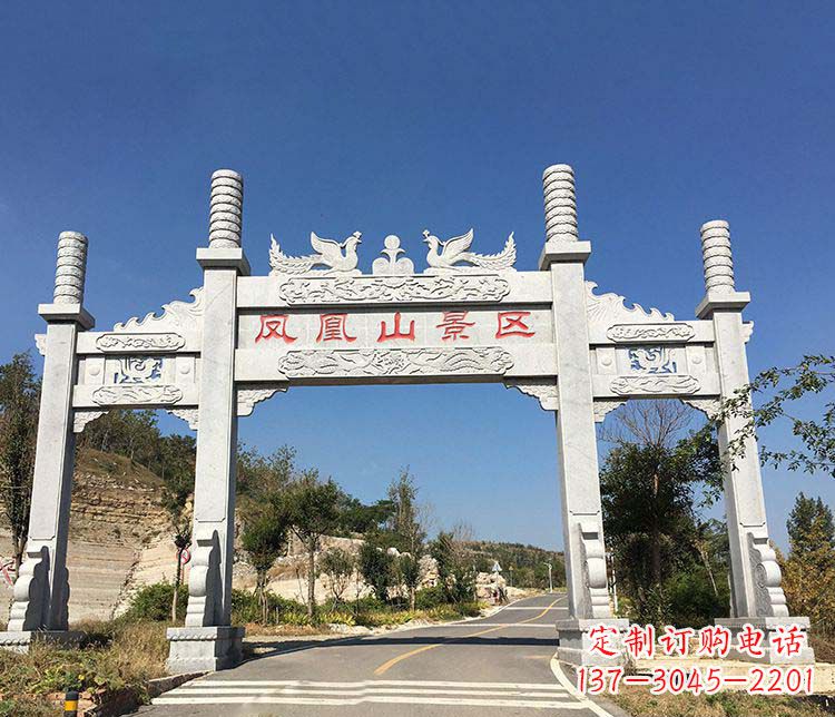 安阳中领雕塑:高质量牌坊石雕