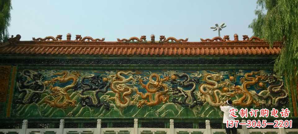 安阳九龙壁景观石雕——造型精致,极致雕刻