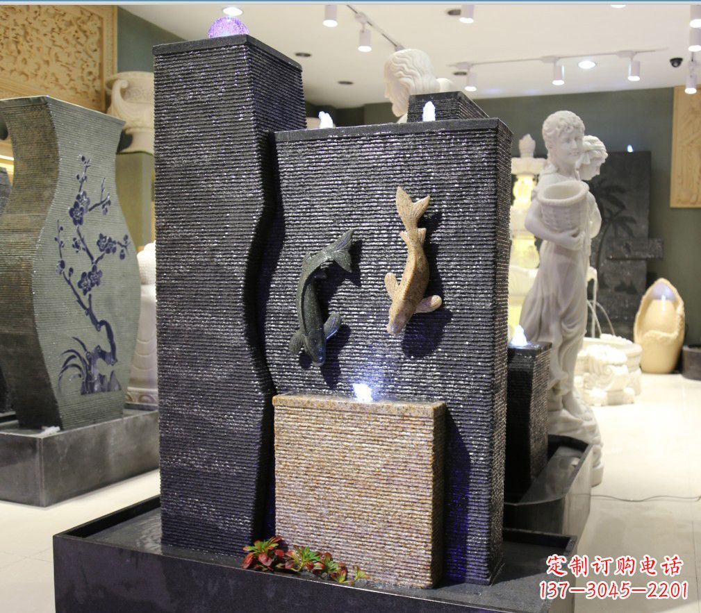 安阳九龙太子石雕喷泉——精巧绝伦的喷泉雕塑
