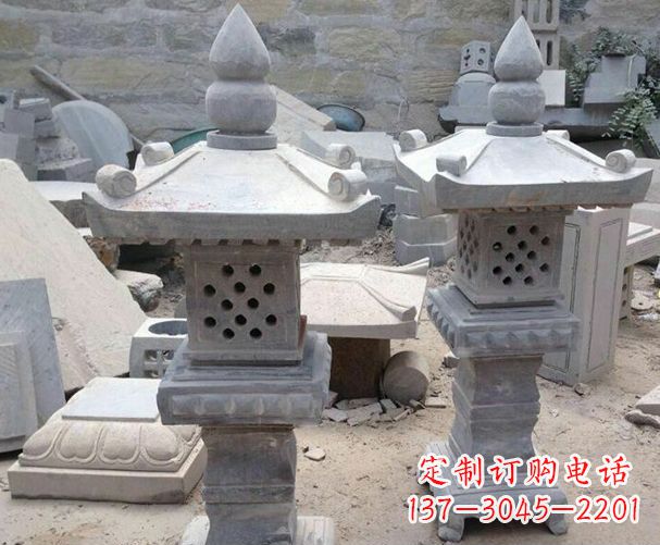 安阳酒店级镂空石灯雕塑