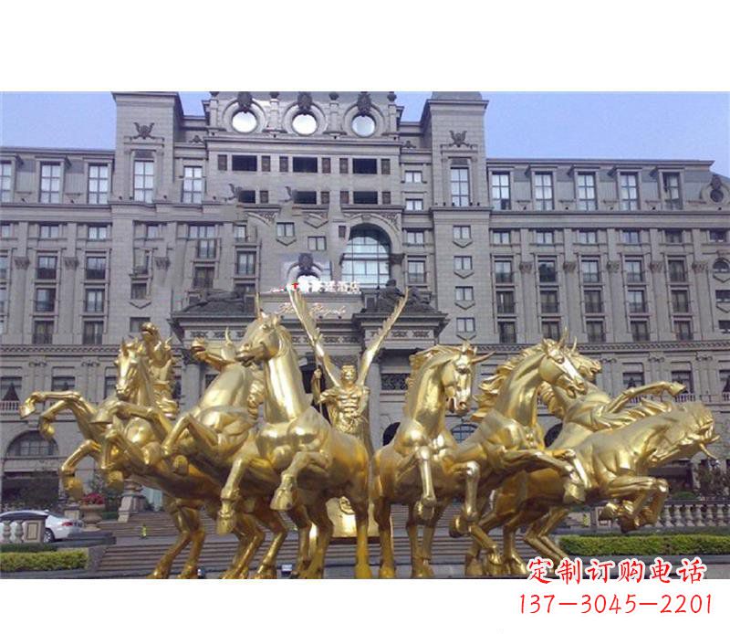 安阳阿波罗战车铜雕,雕刻令人惊叹
