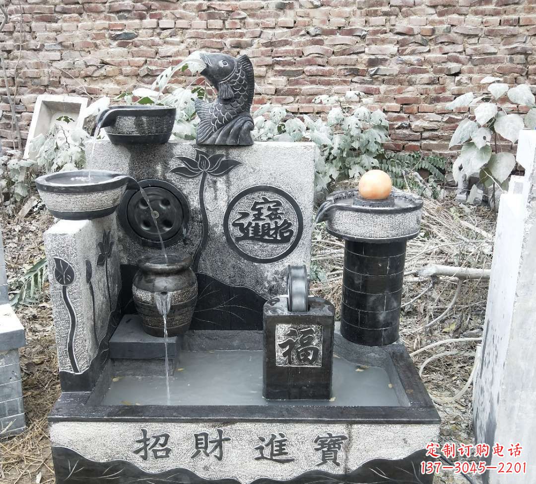 安阳领雕水池雕塑：定制你的招财水池
