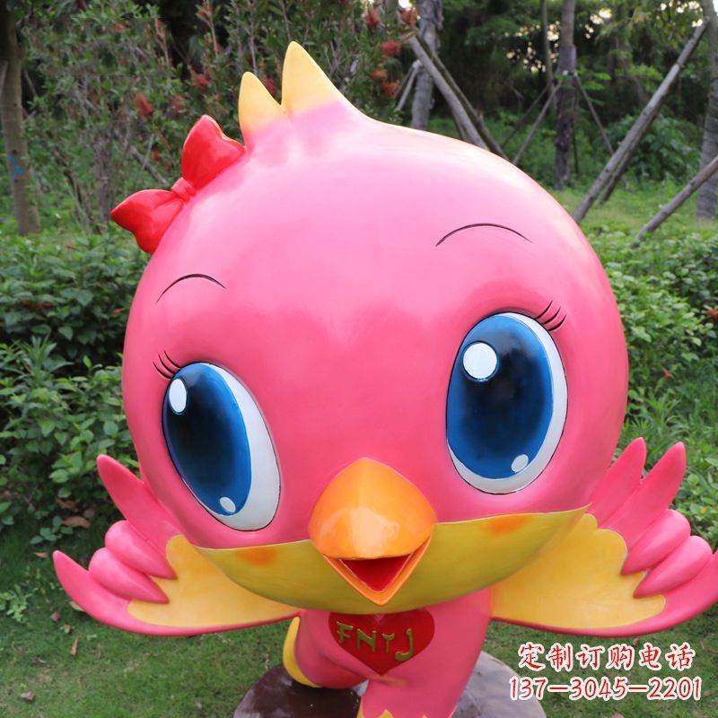 安阳中领雕塑精致玻璃鸽子雕塑