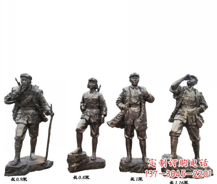 安阳专注制作抗战红军青铜雕塑