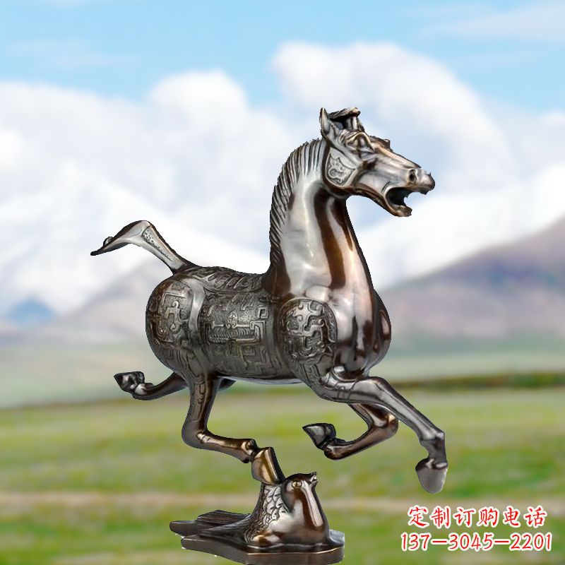 安阳高贵优雅的马踏飞燕雕塑
