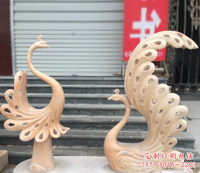 安阳中领雕塑专业提供独特精致的孔雀石雕塑，以…