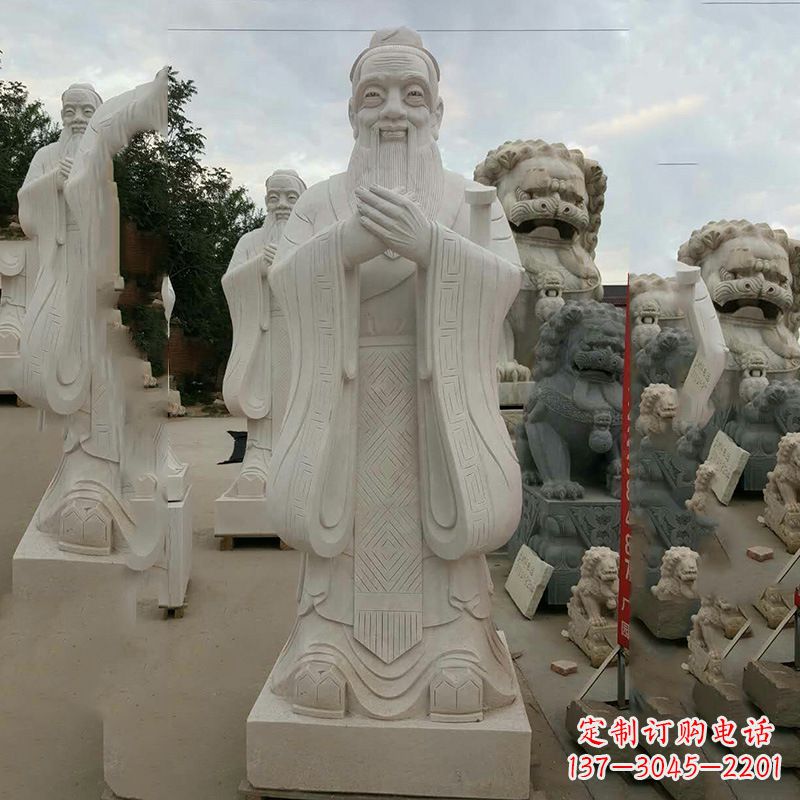 安阳弘扬传统文化，尊崇孔子雕塑