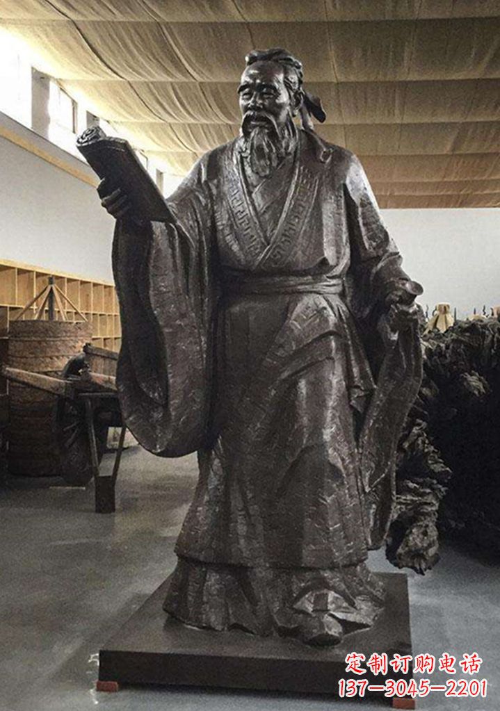 安阳中国古代圣贤孔子雕塑