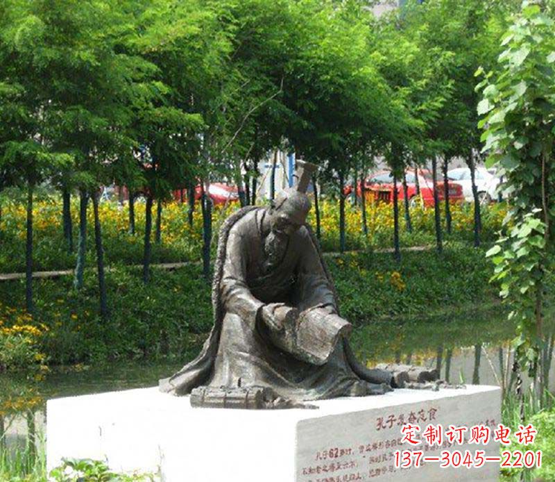 安阳孔子雕塑,传承古代名人精神