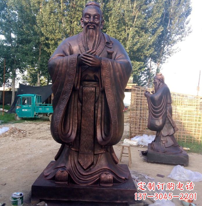 安阳具有传奇色彩的孔子雕塑
