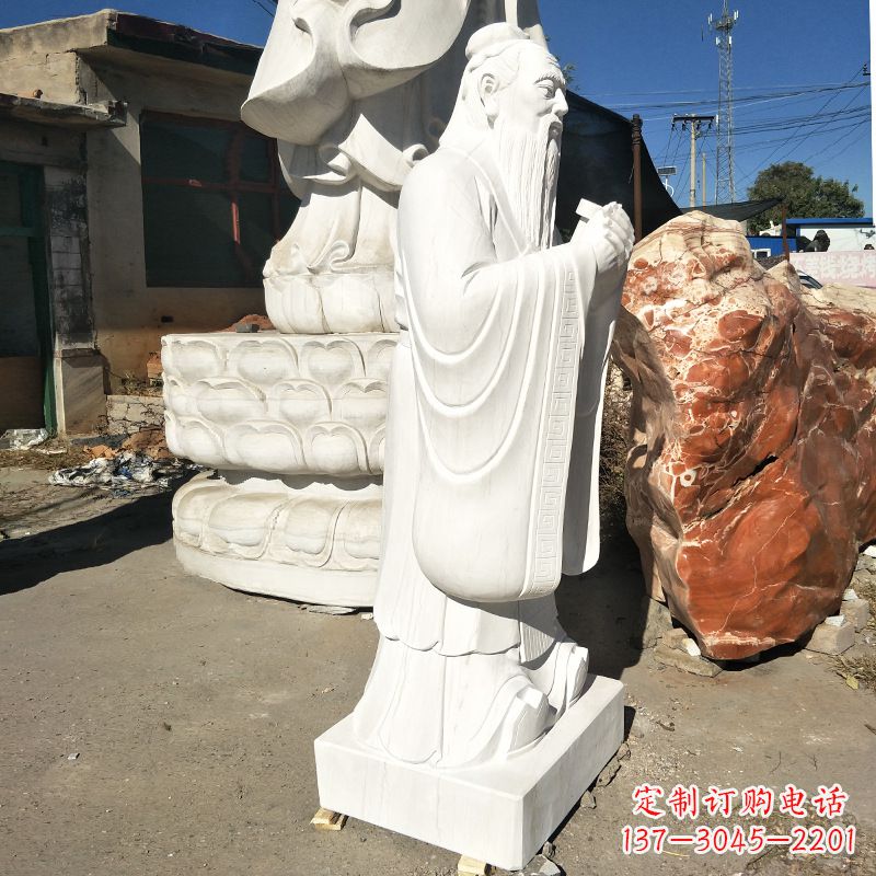 安阳用艺术雕刻一流品质体验传承历史的孔子石雕