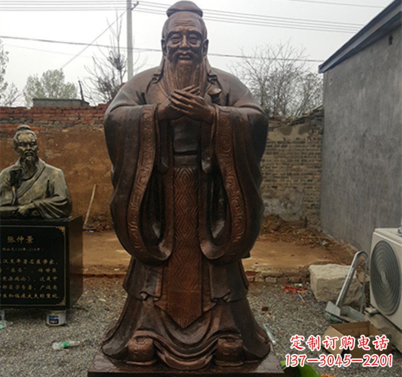 安阳体现传统文化魅力精美孔子雕塑