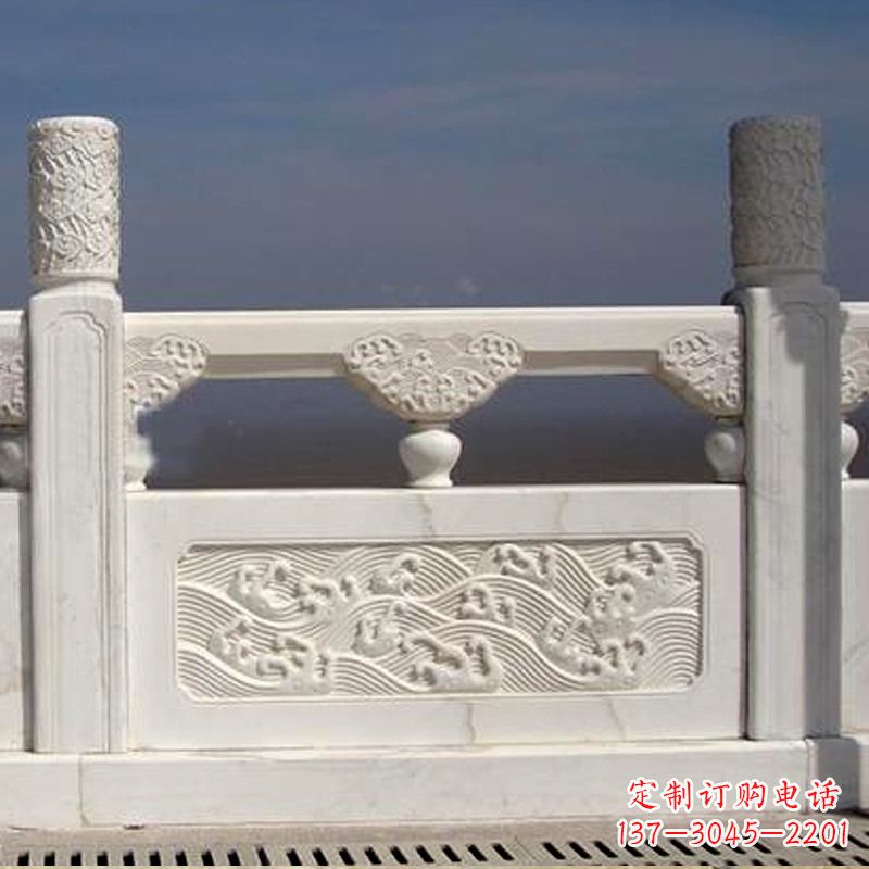 安阳浪花仿古石栏板雕刻