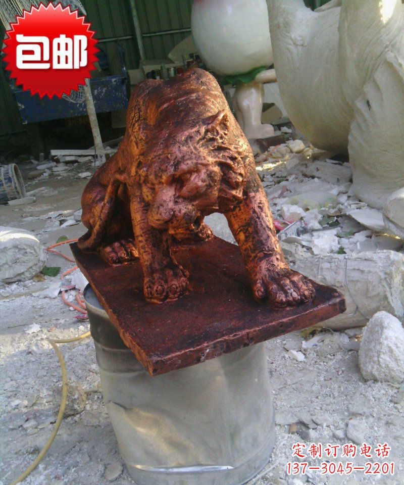 安阳精美铜雕老虎,让您体验艺术感受