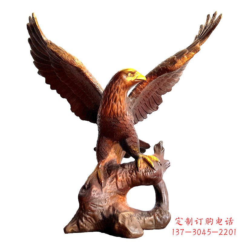 安阳中领雕塑推出的老鹰展翅铜雕绝对是一件可以…