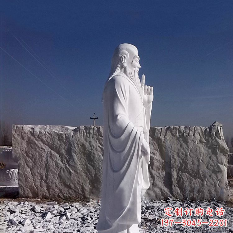 安阳精美老子雕塑,充满哲学精髓