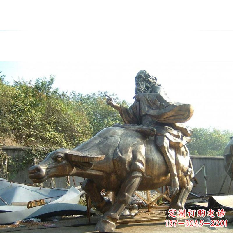 安阳绽放老子雕像的传统文化魅力