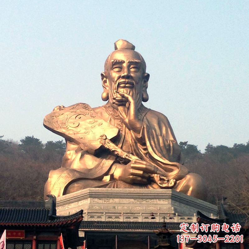 安阳真谛雕塑·老子铜雕像，传承中国文化