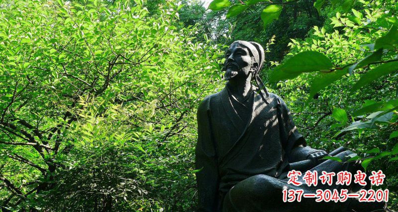 安阳李白铜雕,精致细腻,让你收藏永不凋谢