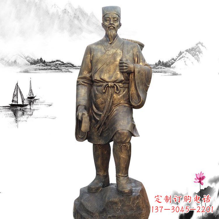 安阳精美李时珍雕塑,为您的生活增添更多艺术色彩