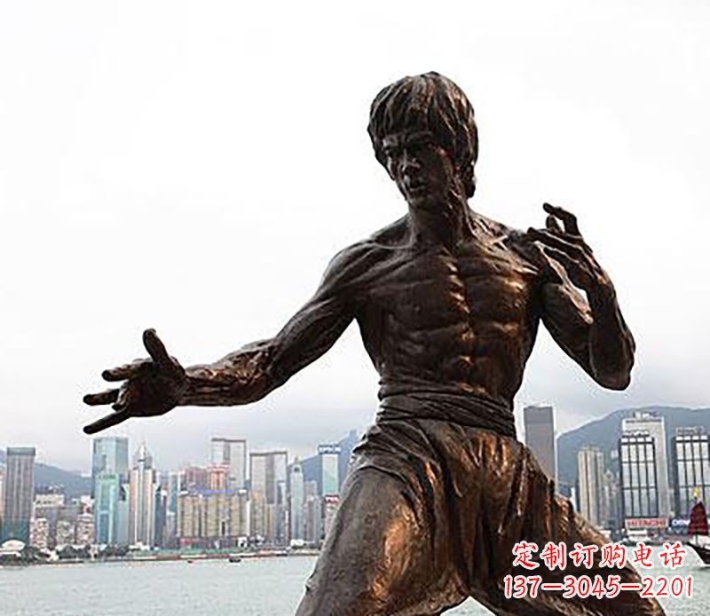 安阳李小龙铜雕,为您展现明星的精彩!