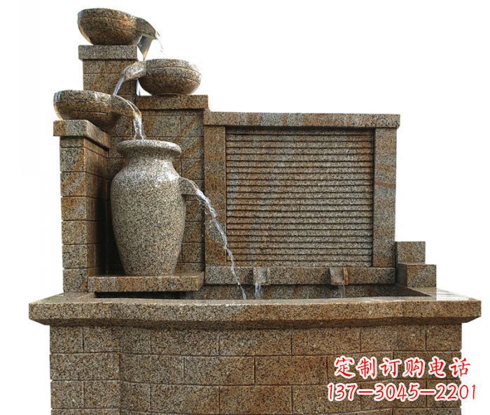 安阳中领雕塑专业定制水槽庭院石雕摆件,它们是…