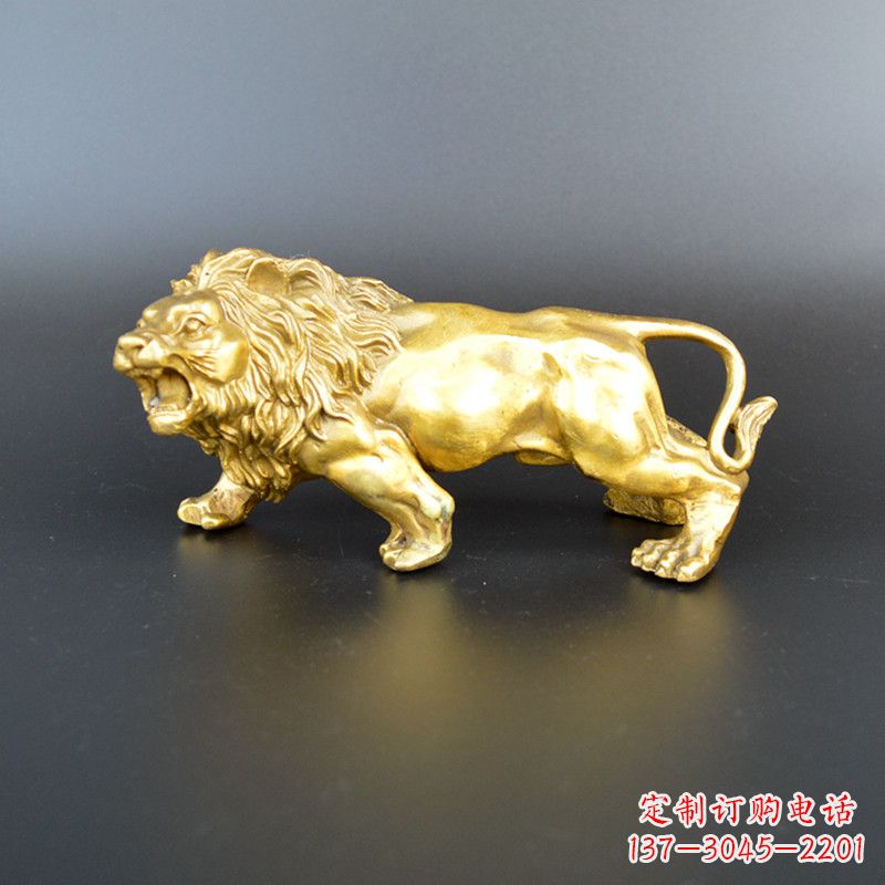 安阳鎏金西洋狮子雕塑