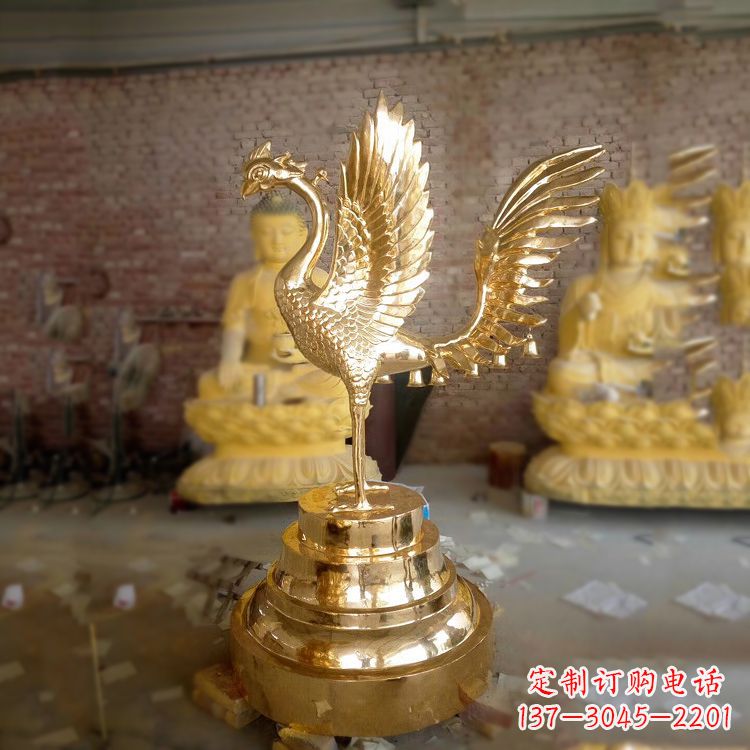 安阳丰富神秘的朱雀铜雕摆件