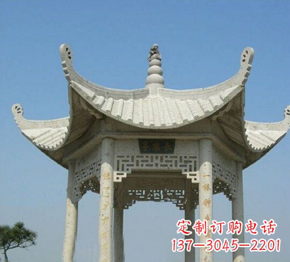 安阳领雕塑-凉亭石雕定制厂家