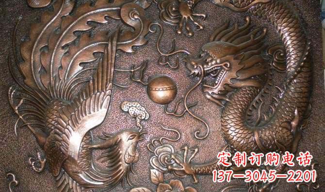 安阳传统风情铜雕龙让灵魂升华