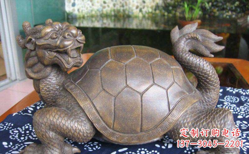 安阳龙龟古代神兽铜雕