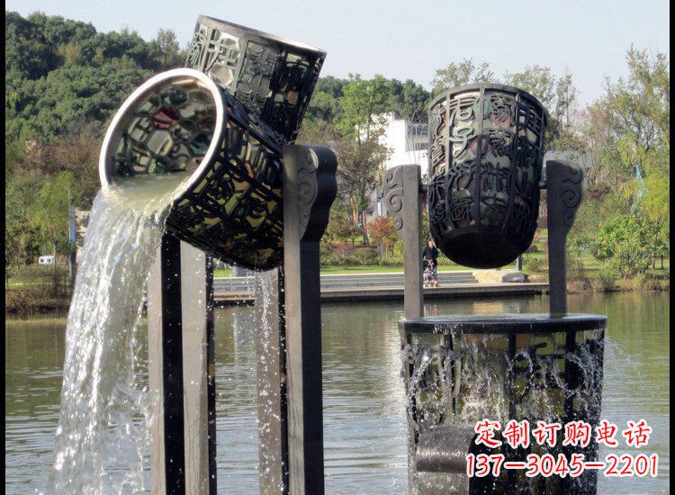 安阳高贵典雅的铜雕喷泉