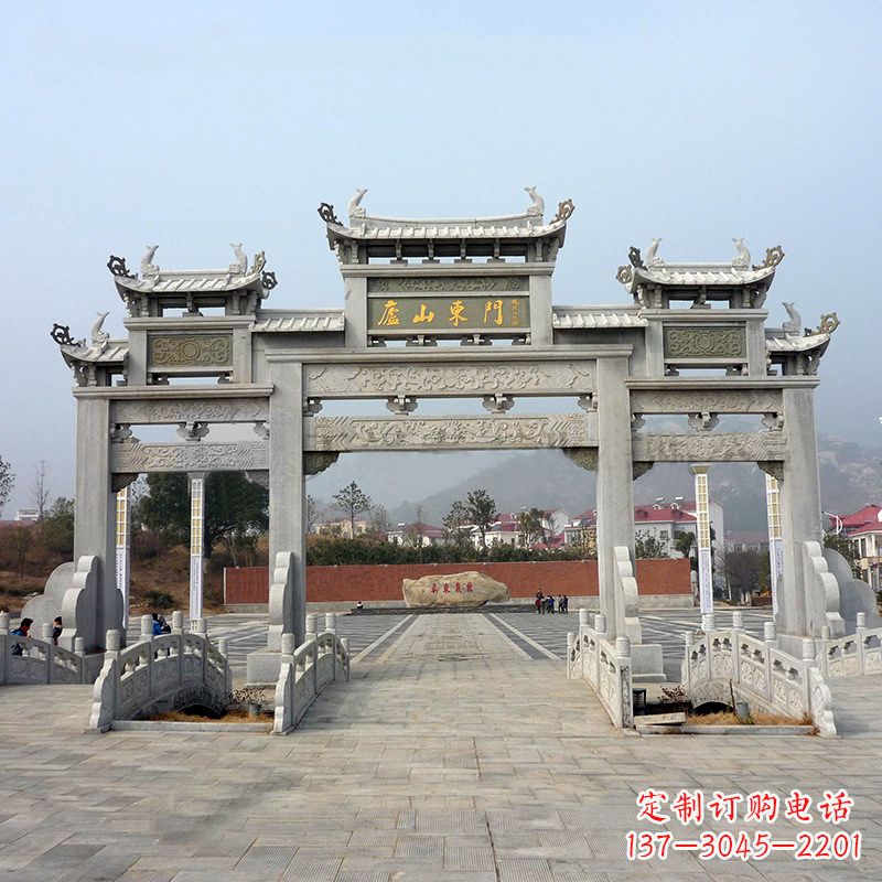 安阳庐山大门石牌坊雕塑特色产品介绍