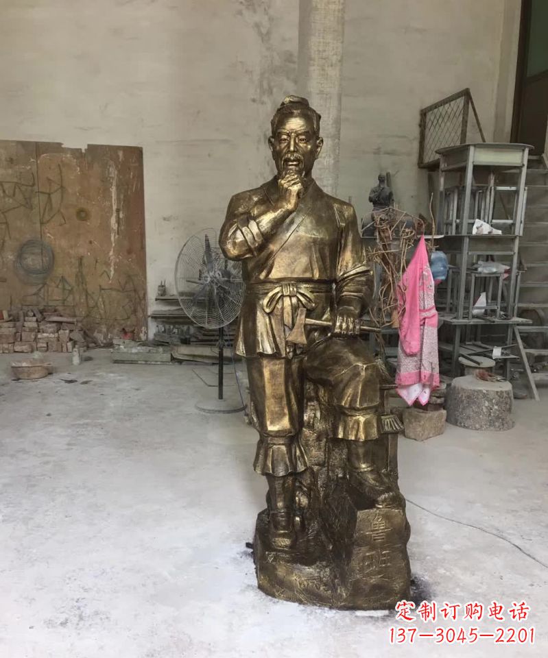 安阳精美鲁班古代人物雕塑