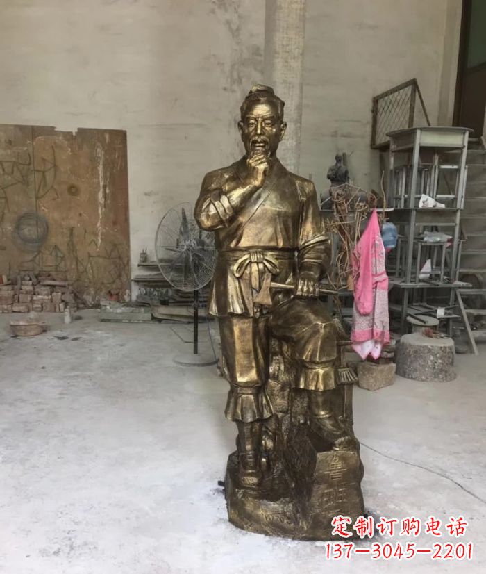 安阳鲁班传世经典——铜雕塑