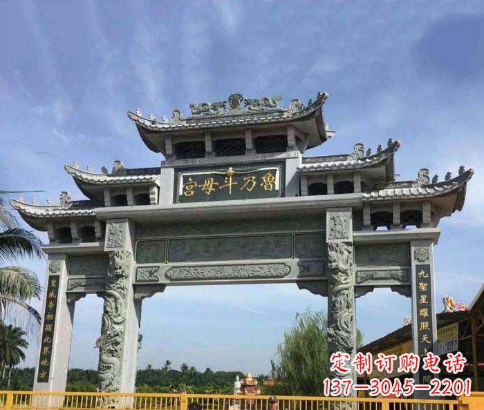 安阳独具特色的石雕牌坊雕塑