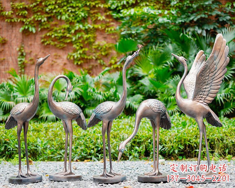 安阳鹿鹤同春，经典款式雕塑