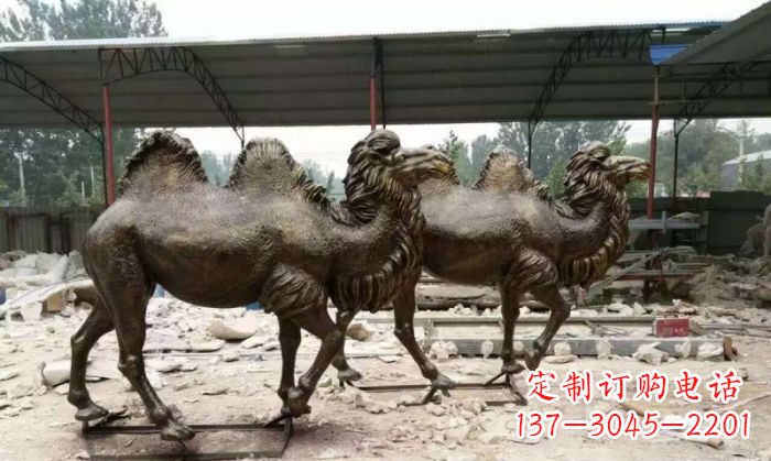 安阳典雅优美的骆驼铜雕