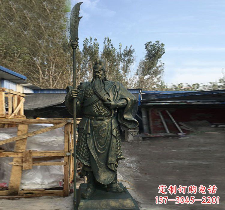 安阳中领雕塑公司推出的关公铜雕，将给您的家和…