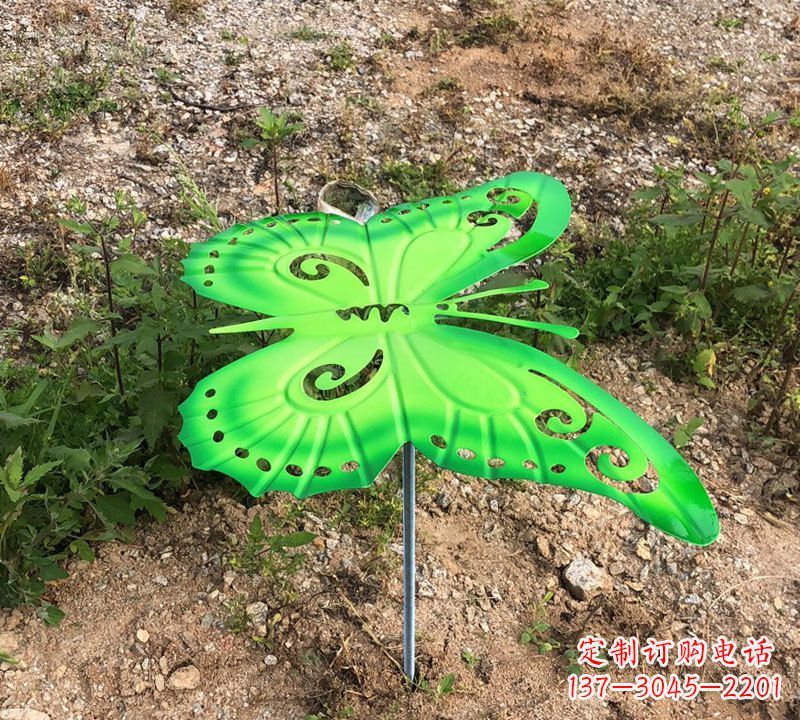安阳绿色不锈钢蝴蝶雕塑