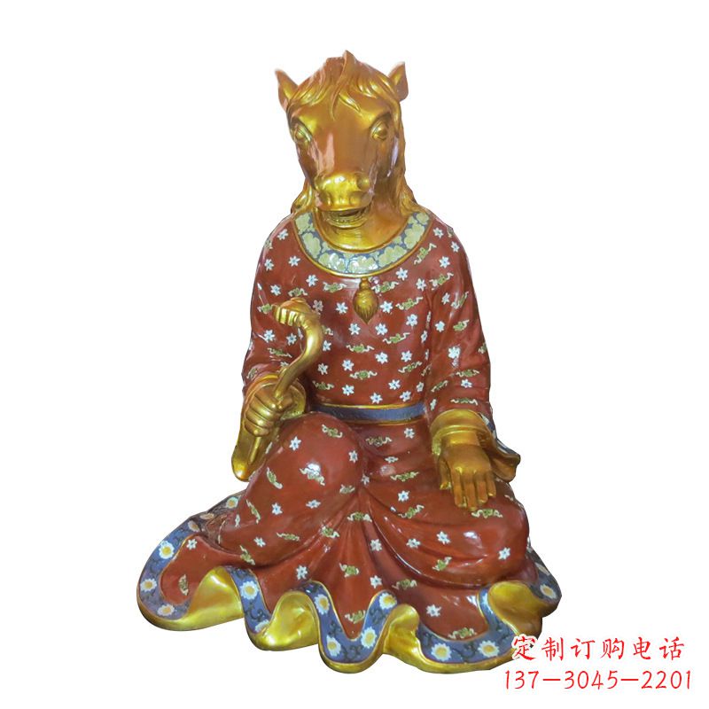 安阳精心制作的生肖玻璃钢雕塑