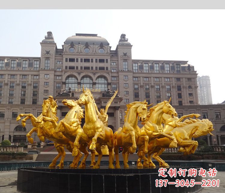 安阳马动物铜雕,令您流连忘返