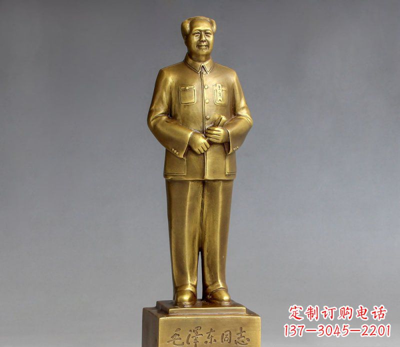 安阳中领雕塑：最具创造力的毛主席人物铜雕