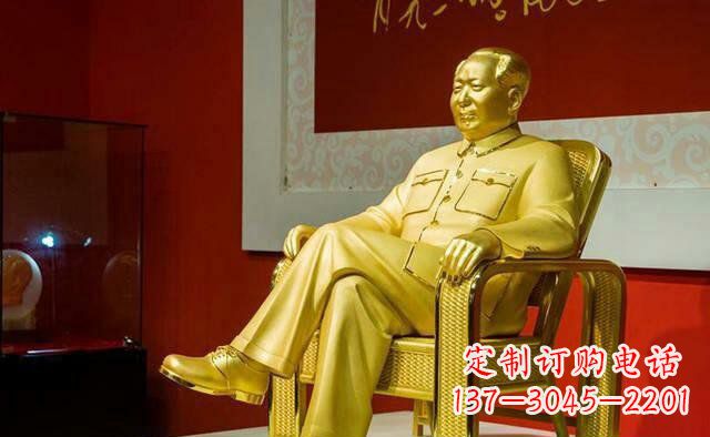 安阳雕刻毛主席偉人銅像，傳遞壹代領袖偉大革命精神
