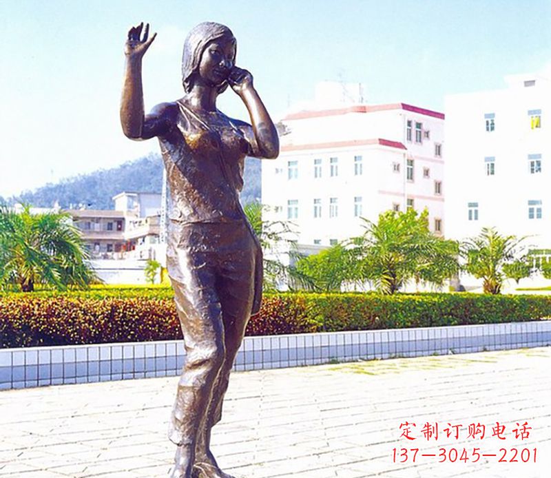 安阳美女雕塑——一种经典的室外观赏雕塑