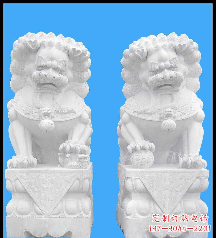 安阳狮子雕塑，魅力体现宏伟大气
