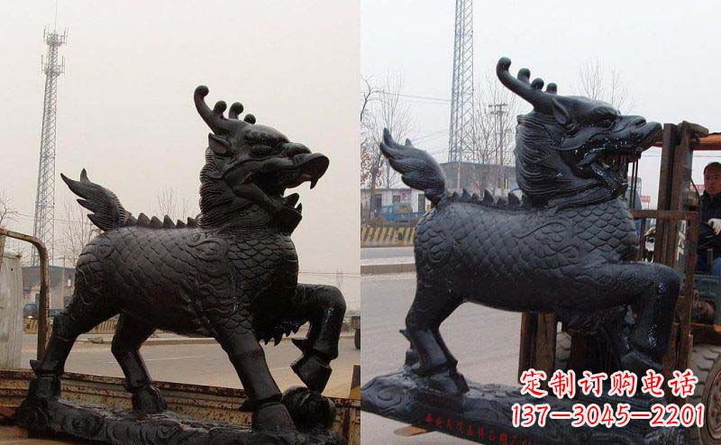 安阳艺术精灵---麒麟神兽铜雕